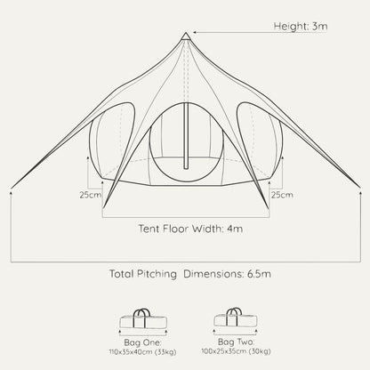 13 FT Stargazer Tent - Lotus Belle Canada